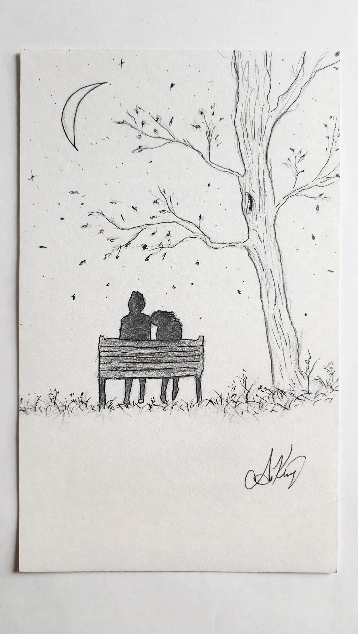 Lover's Dream — Ink Pen & Pencil
