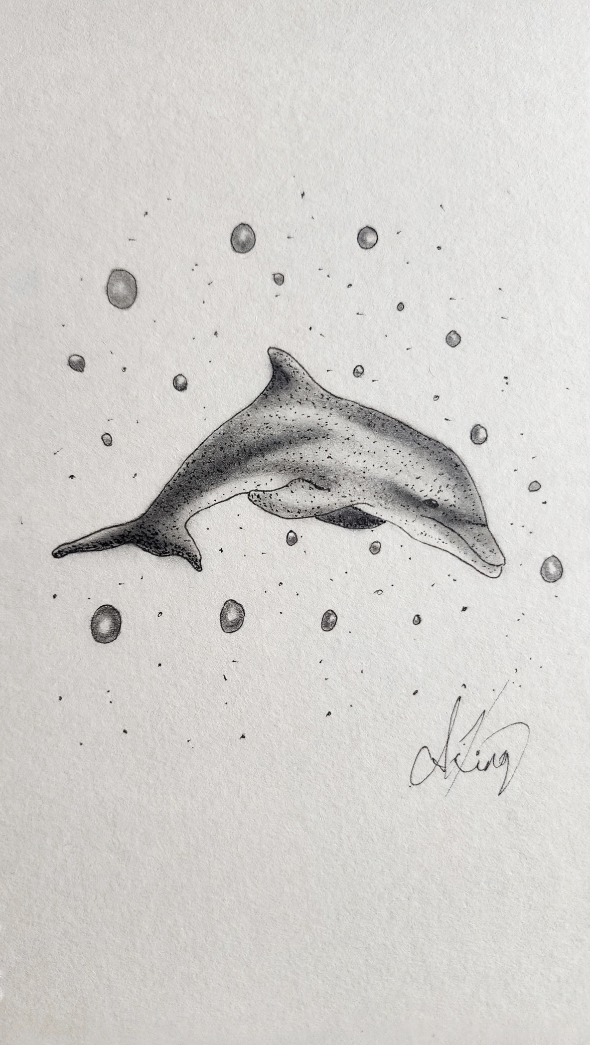 Bubbles — Ink Pen & Pencil