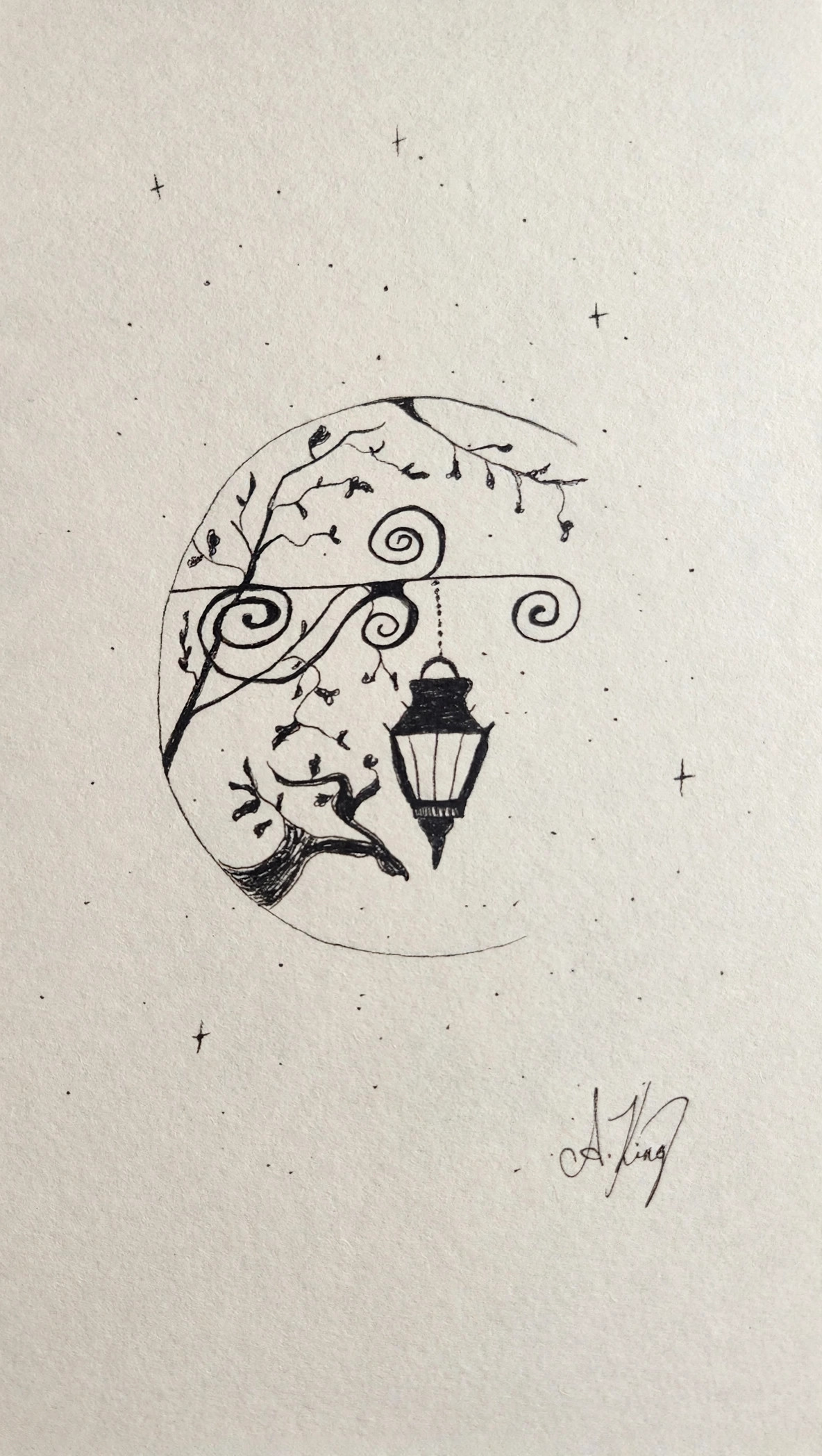 Hanging Lantern — Ink