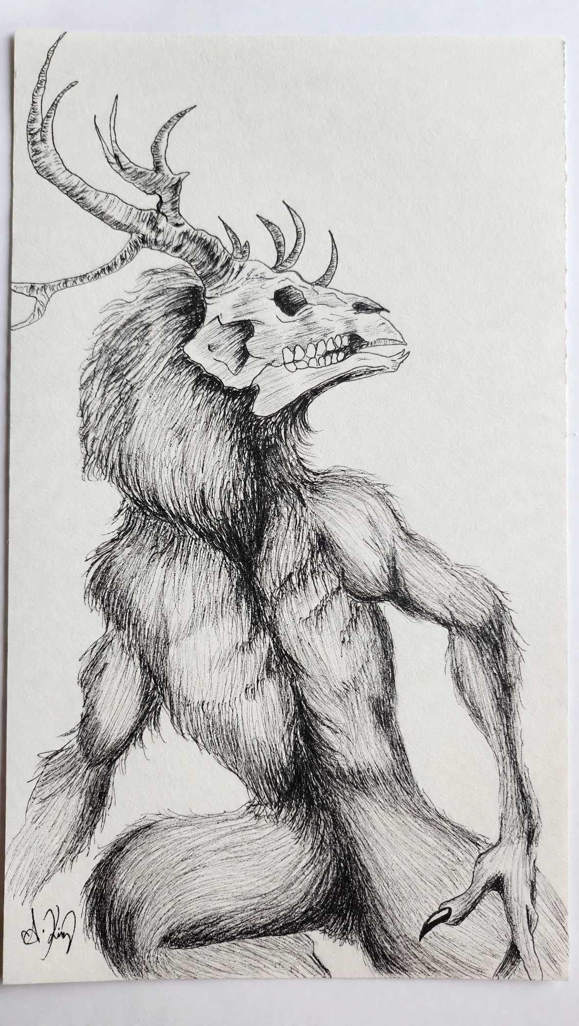 Wendigo — Ink pen